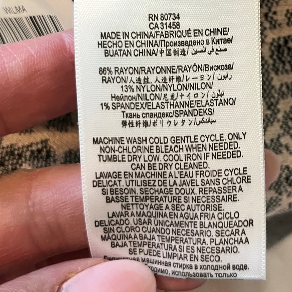 BCBGMAXAZRIA Wilma Black Cream Jacquard Lace Fit and Flare Dress Sleeveless XS - Picture 9 of 11